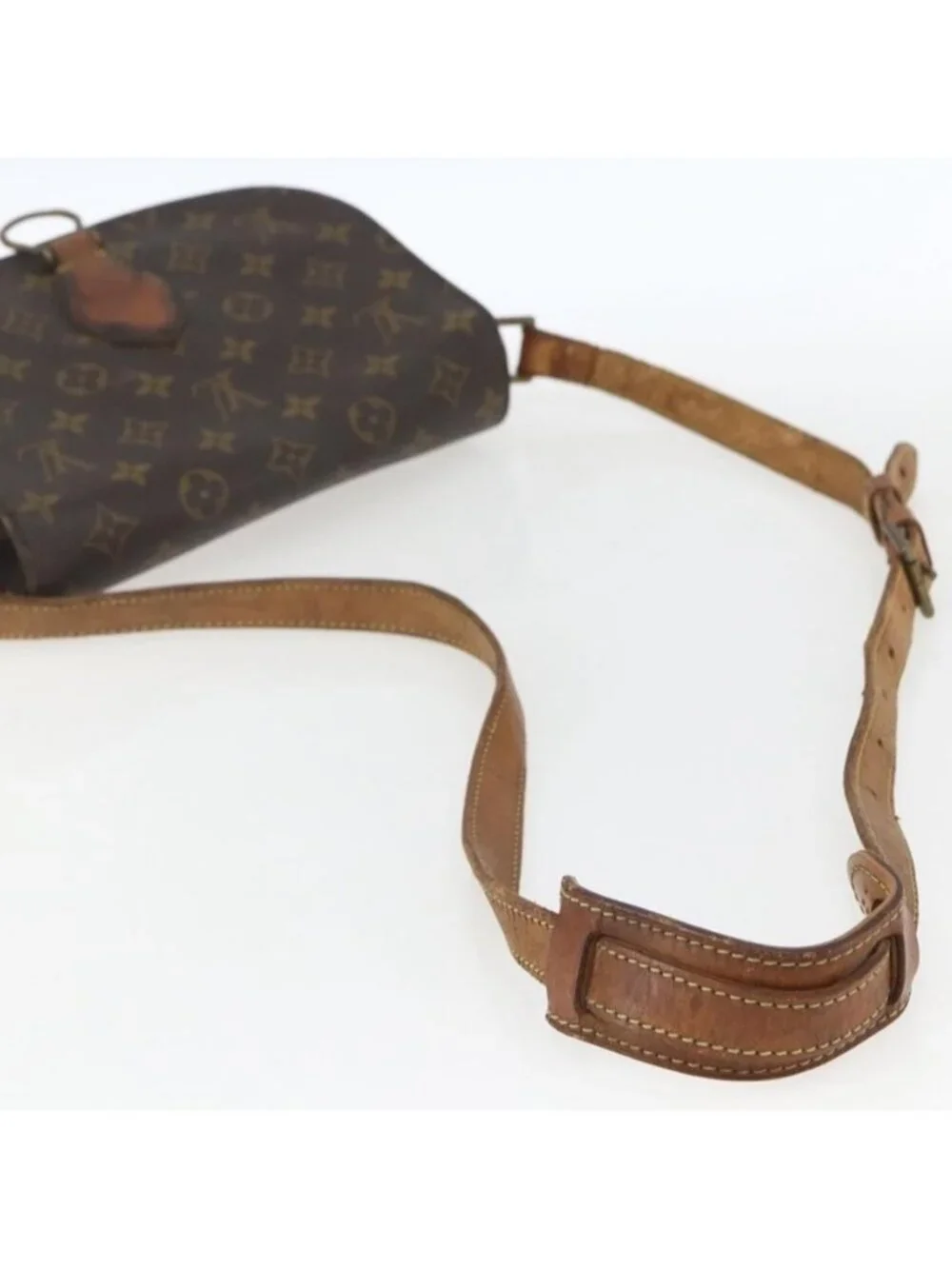 Authentic LOUIS VUITTON Monogram Saint Cloud GM Shoulder Bag M51242 LV